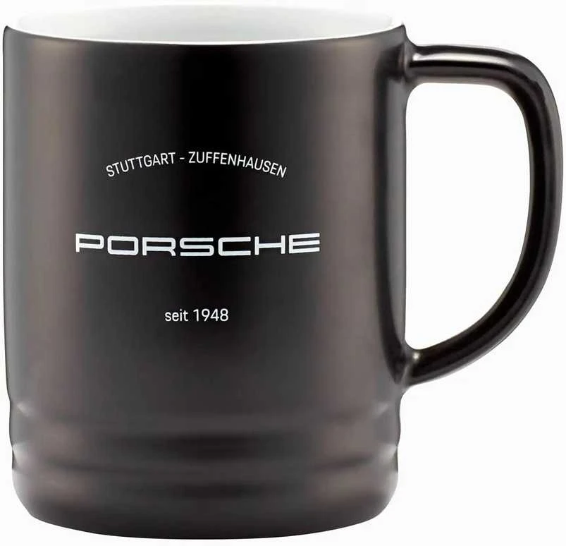"Porsche" juodas didelis puodelis