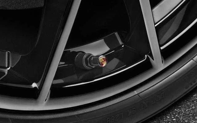 Porsche Juodi Herbo Formos Vožtuvų Dulkių Dangteliai Originalus 99104460267