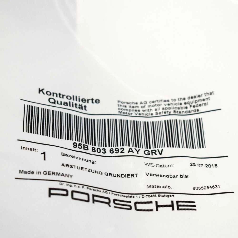 PORSCHE MACAN 95B Priekinis Dešinysis Šoninis Narys Palaikymas 95B.803.692.AYG.RV NAUJAS ORIGINALUS
