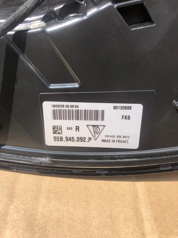 Porsche Macan Galinis Žibintas 2019 Originalus 95B945092S