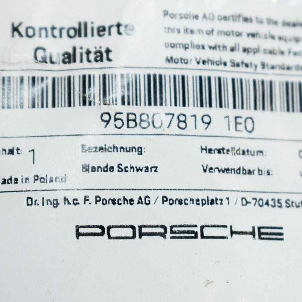 Porsche Macan S Juoda Apdaila 2015 2016 2017 2018 Originalus 95B8078191E0