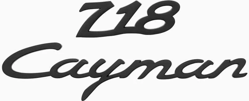 Porsche Magnetiniai Užrašai 718 Cayman Originalus WAP0502060PCAY