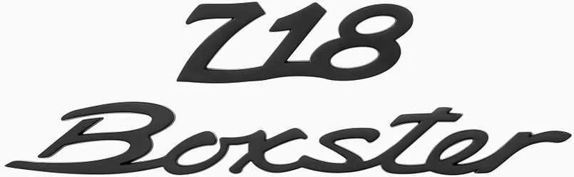 Porsche Magnetinių Užrašų Rinkinys 2 718 Boxster Originalus WAP0502070PBXT