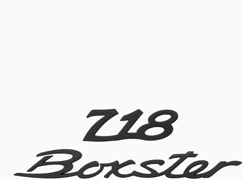 Porsche Magnetinių Užrašų Rinkinys 2 718 Boxster Originalus WAP0502070PBXT