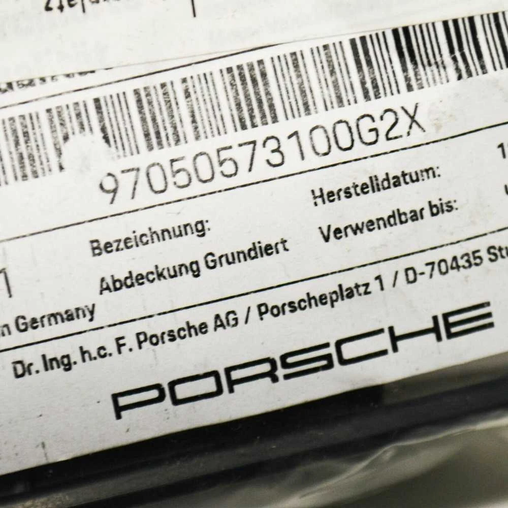 PORSCHE PANAMERA 970 priekinio kairiojo žibinto ploviklio dangtelis 97050573100G2X NEW GENUINE