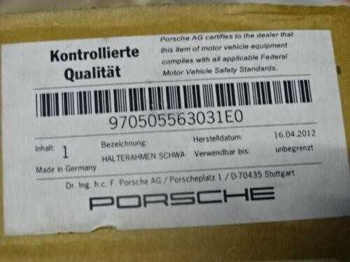 Porsche Panamera Juostelės Rėmelis Juodas Originalus 970505563031E0