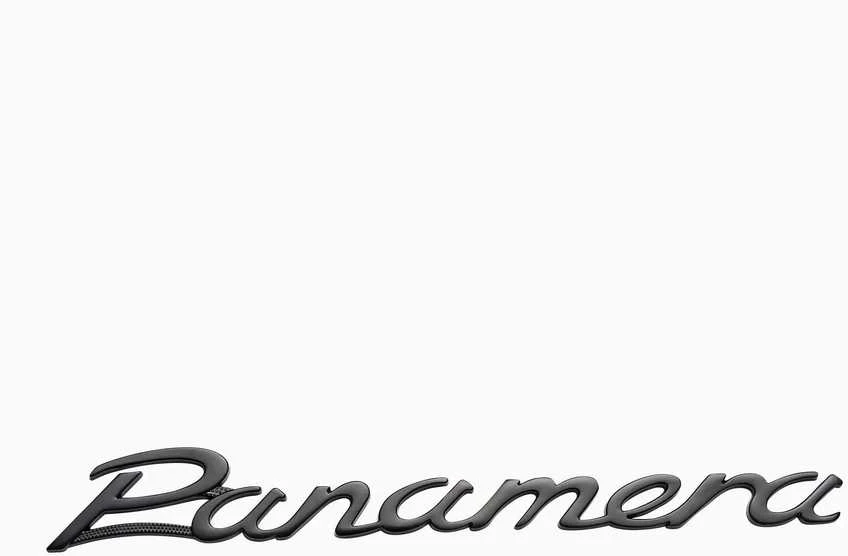 Porsche Panamera Turbo Magnetų Užrašai 2 Rinkiniai Originalus WAP0502300RMSP