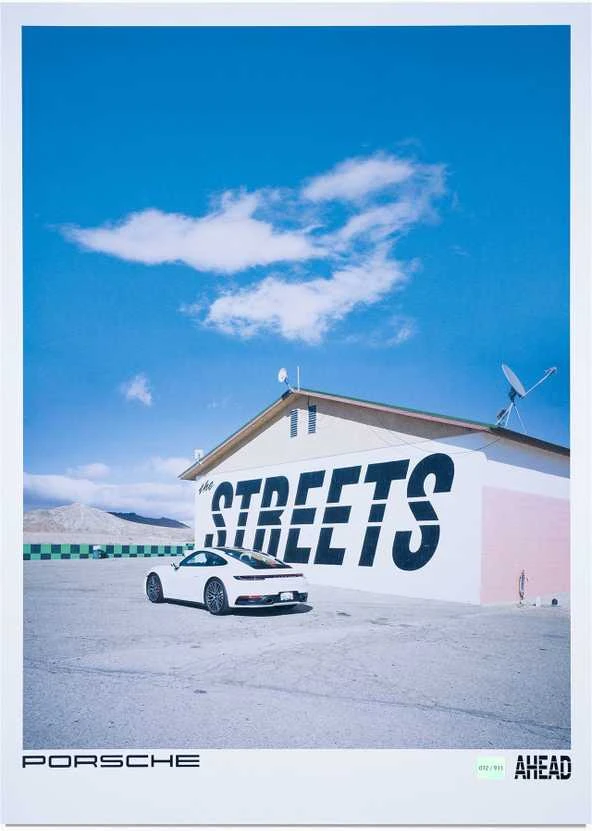 Porsche Plakatu Rinkinys AHEAD 2 Pietvakariai Originalus WAP0929020RPSA