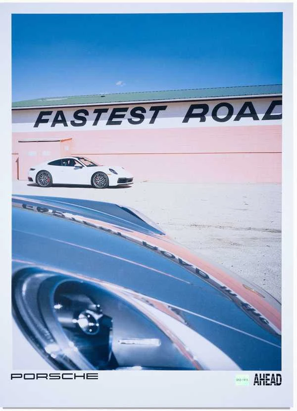 Porsche Plakatu Rinkinys AHEAD 2 Pietvakariai Originalus WAP0929020RPSA