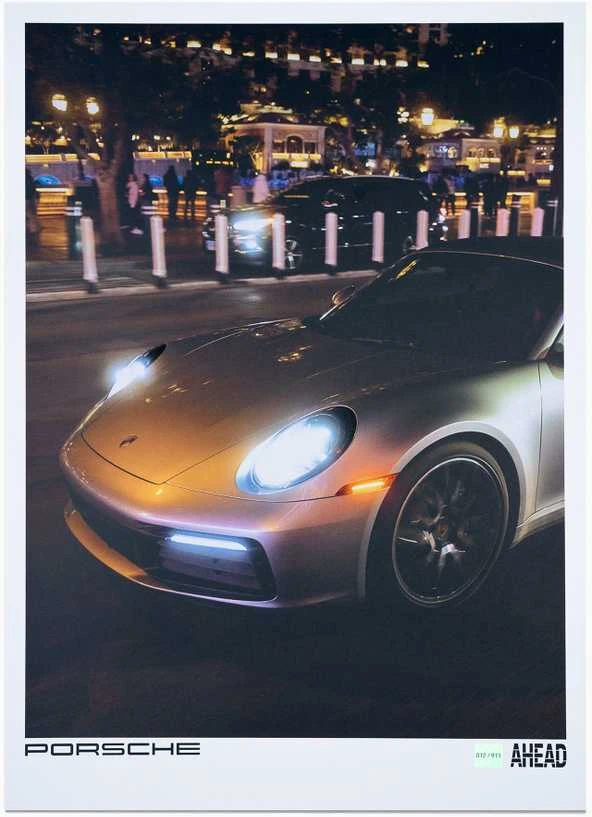 Porsche Plakatu Rinkinys AHEAD 4 Pietvakariai Originalus WAP0929040RPSA