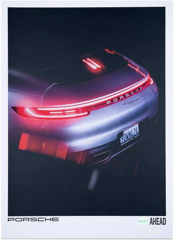 Porsche Plakatu Rinkinys AHEAD 4 Pietvakariai Originalus WAP0929040RPSA