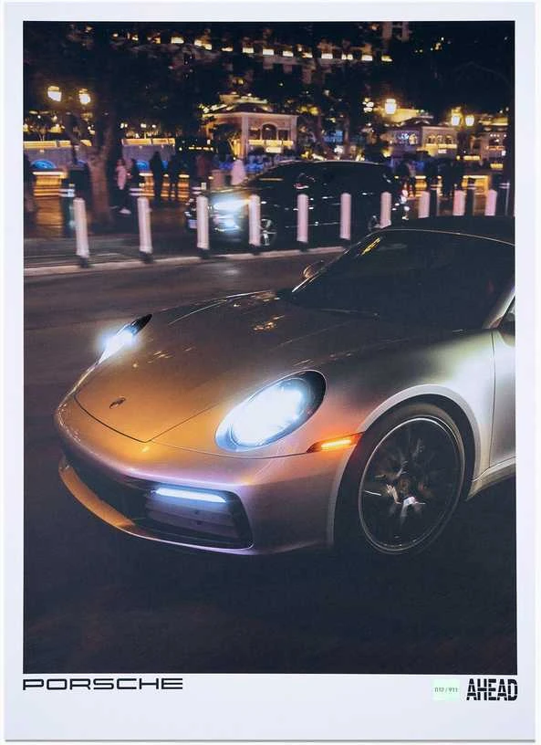Porsche Plakatu Rinkinys AHEAD 4 Pietvakariai Originalus WAP0929040RPSA