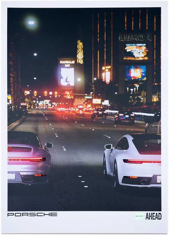 Porsche Plakatu Rinkinys AHEAD 4 Pietvakariai Originalus WAP0929040RPSA