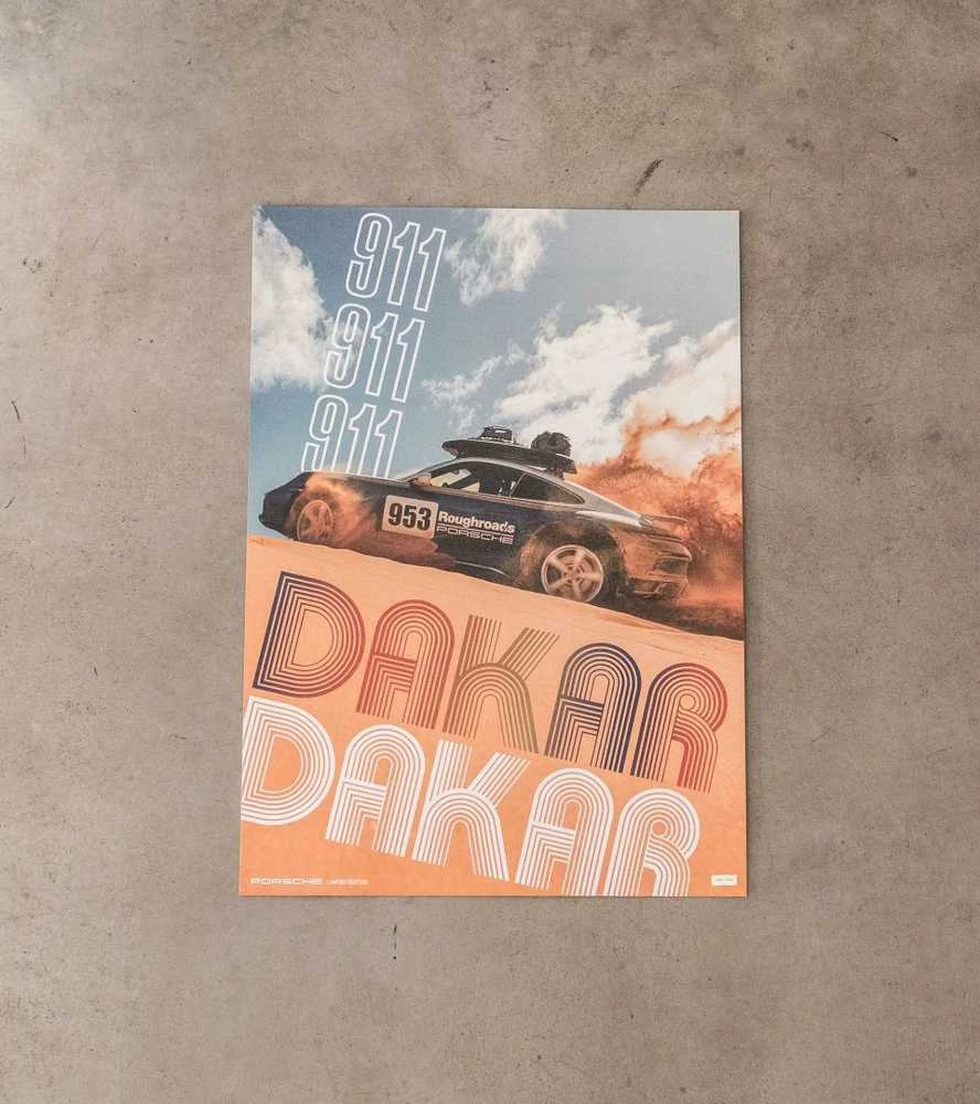 Porsche 911 Dakaro Plakatu Rinkinys Originalus WAP0925010PDKP