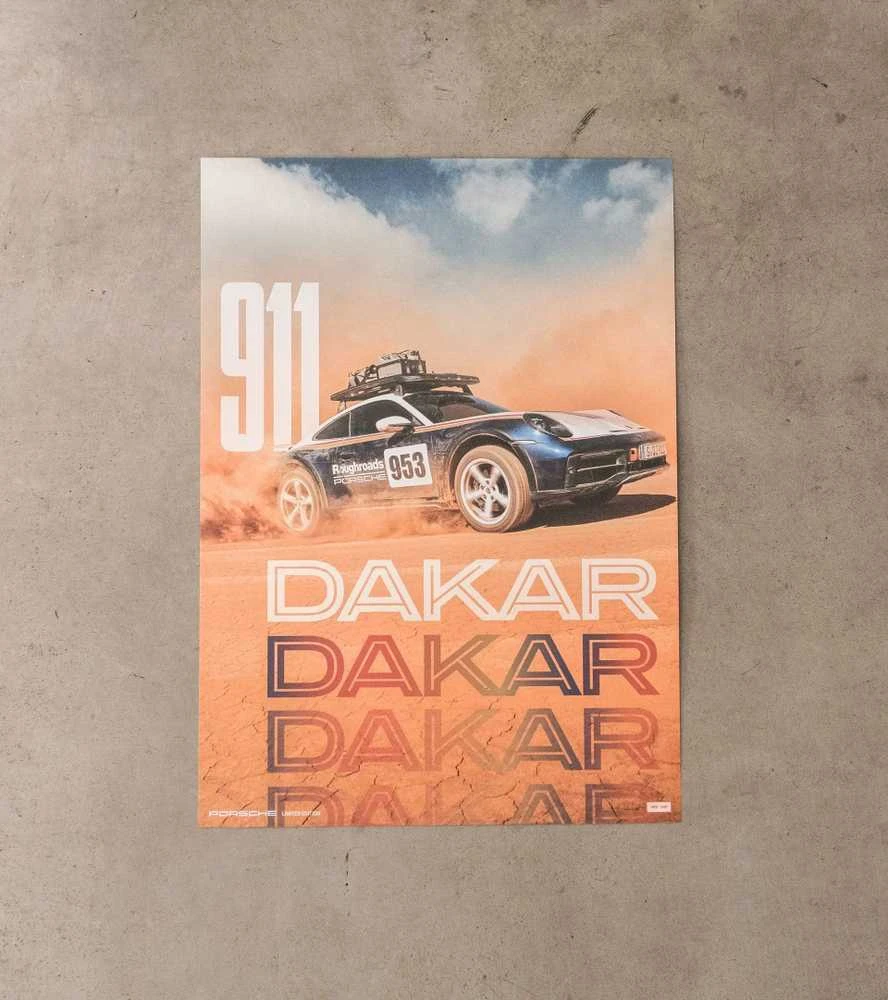 Porsche 911 Dakaro Plakatu Rinkinys Originalus WAP0925010PDKP