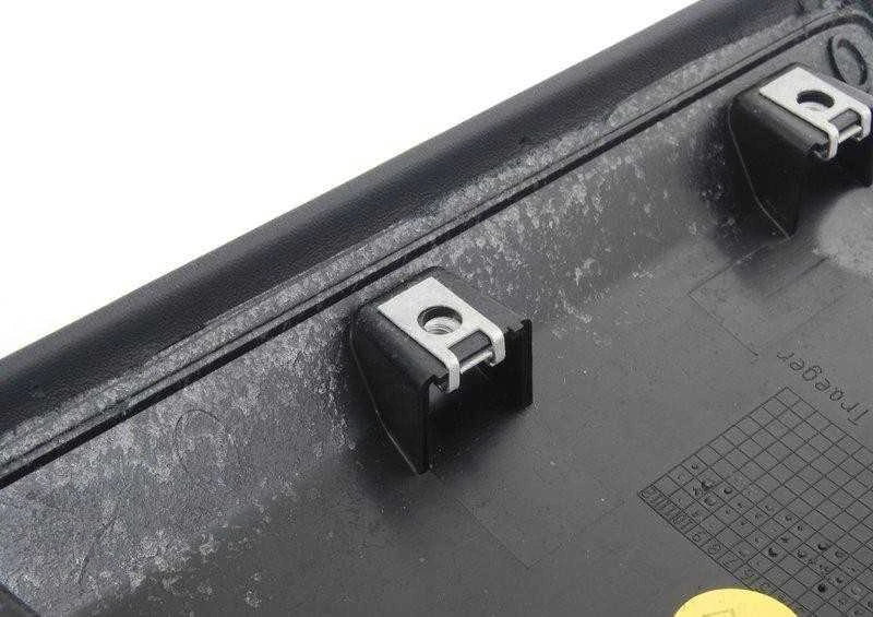 Porsche porankio dangtelis centrinėje konsolėje su iškilniu herbu juodas 2012-2016 991 911 OEM