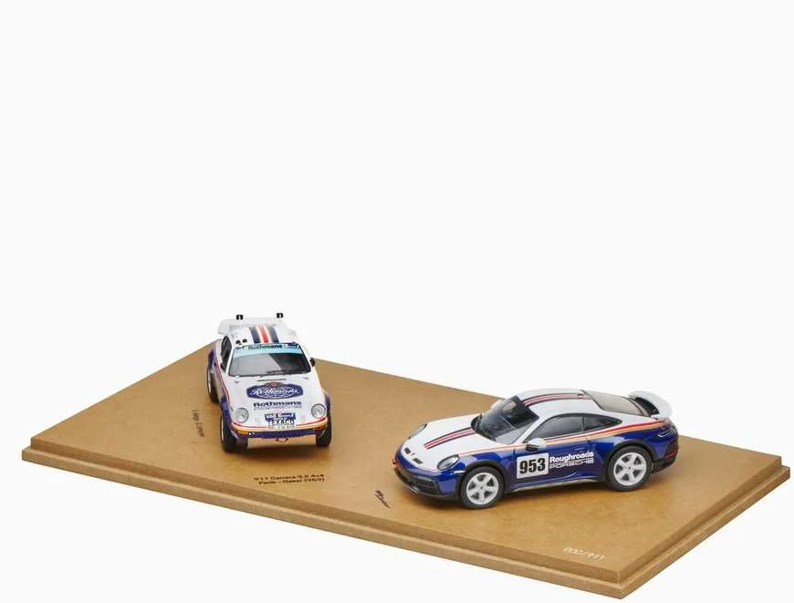PORSCHE Porsche 911 Dakar (992) Ralio dizaino paketas ir Porsche 953 dvigubas rinkinys – ribotas.