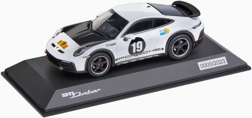 PORSCHE Porsche 911 Dakaras miniatiūra 1:43