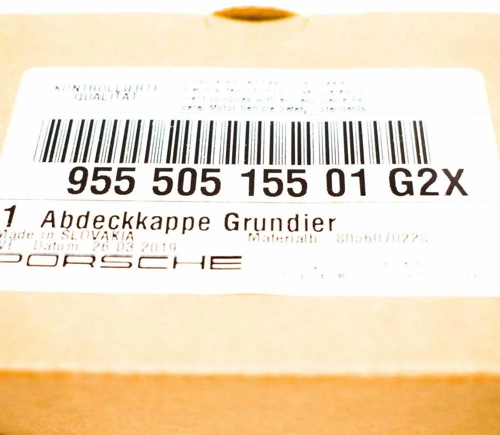 PORSCHE Spoilerio dangtelis 95550515501G2X