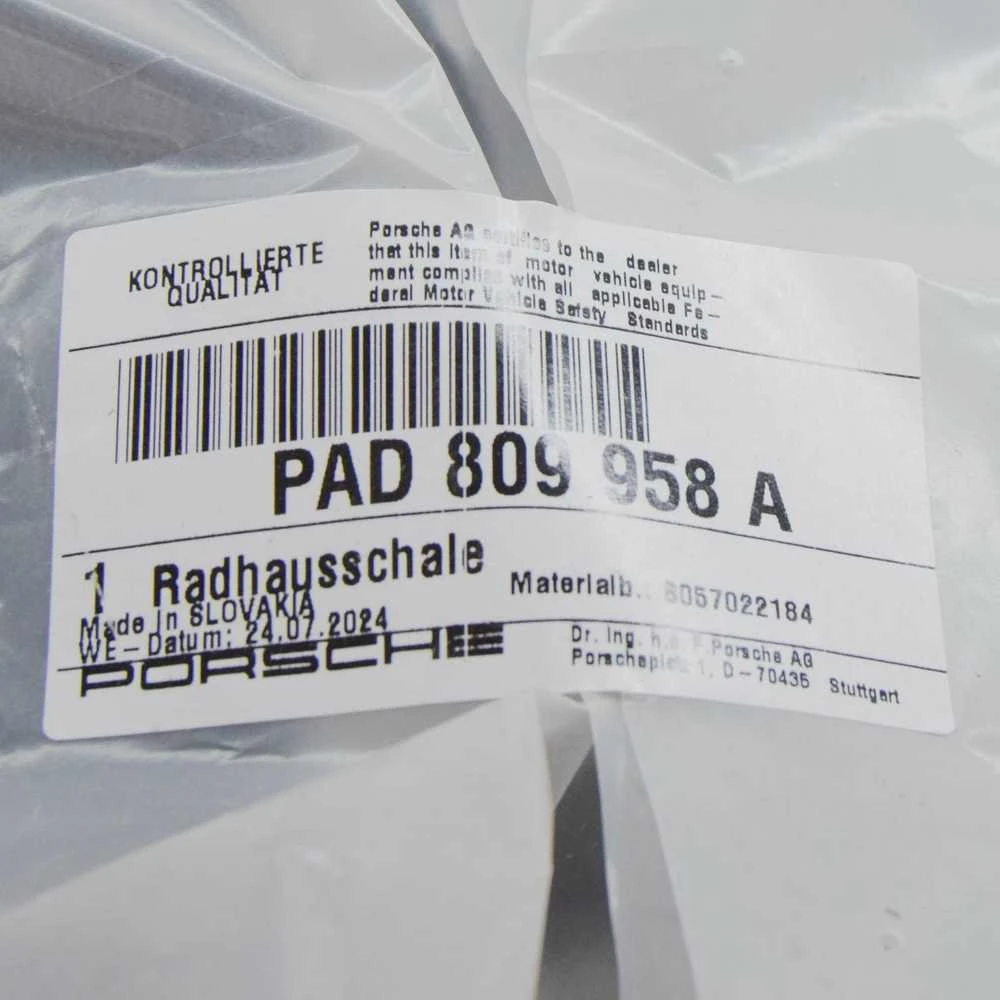 Porsche Taycan Priekinis Desinis Apatinis Ratai Kojos Apsauga Originalus PAD809958A