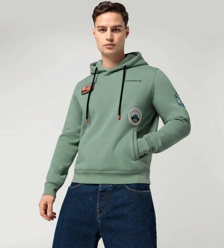 PORSCHE unisex AHEAD kolekcinė džemperis su gobtuvu