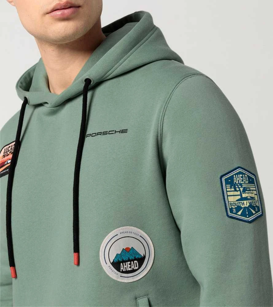 PORSCHE unisex AHEAD kolekcinė džemperis su gobtuvu