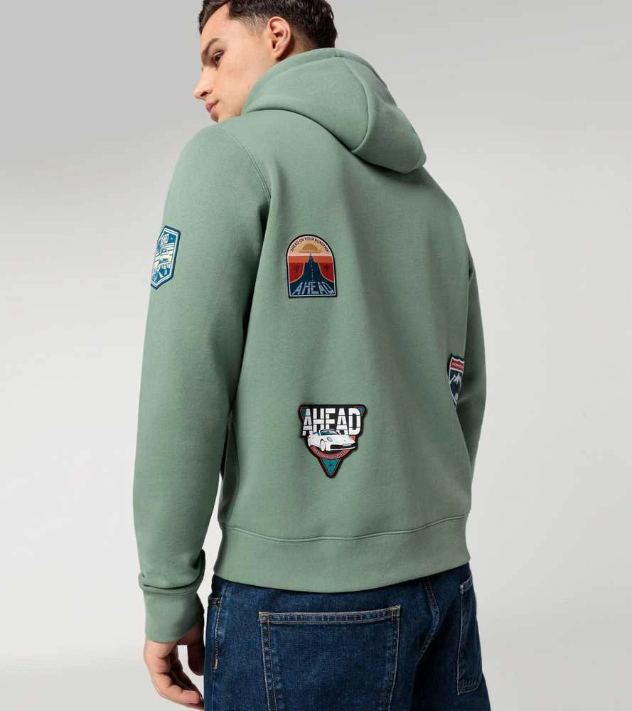 PORSCHE unisex AHEAD kolekcinė džemperis su gobtuvu