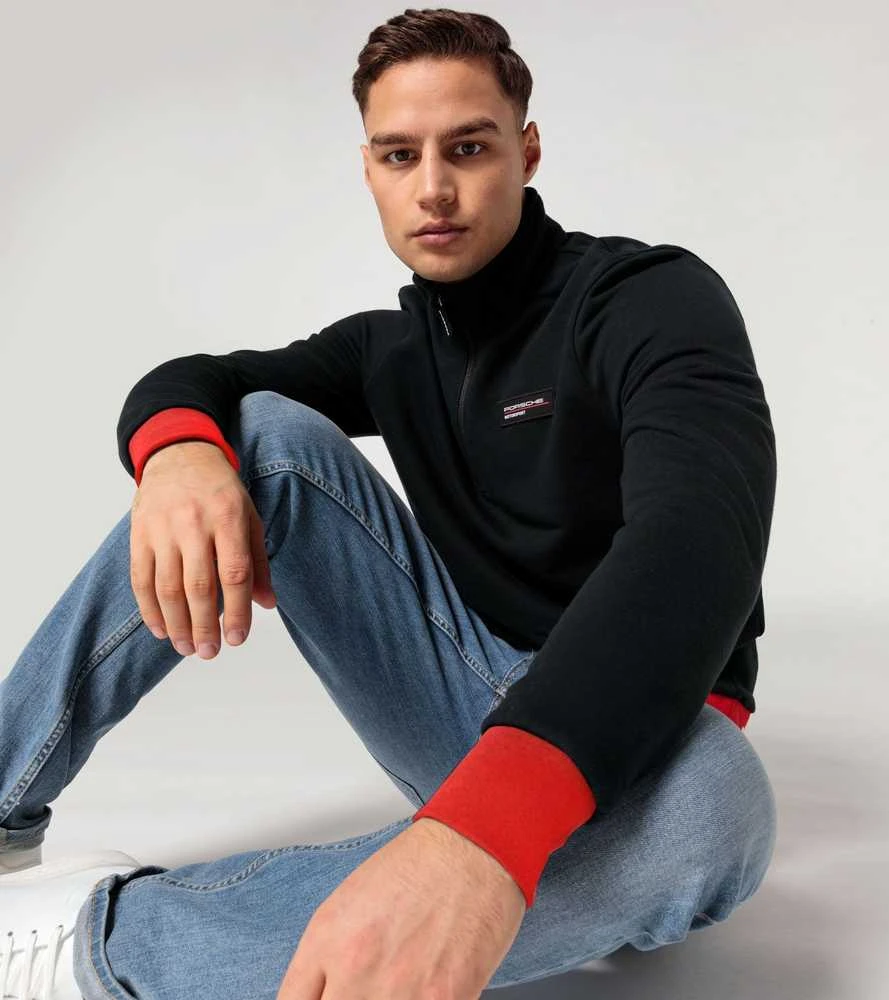PORSCHE unisex zip puloveris – Motorsport gerbėjų apranga