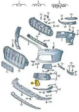 Priekinis Dešinysis Bumperio Įdėklas VAG Audi Q7 2020-2023 Originalus 4M08076989B9
