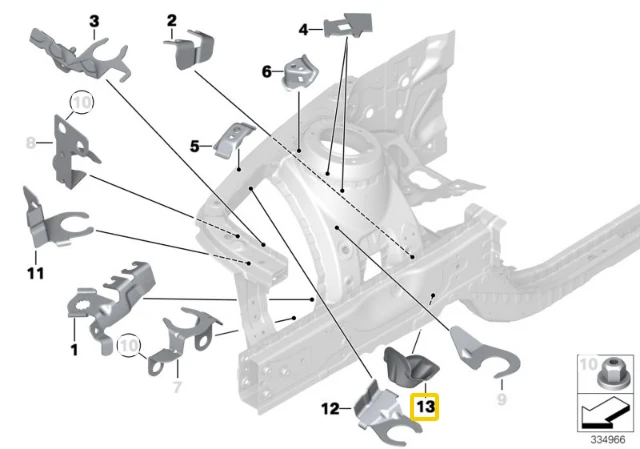 Priekinis Sėslio Dešinės Pusės Pagalvės Atrama BMW F87 M2 F80 M3 F82 M4 Originalus 41008063224