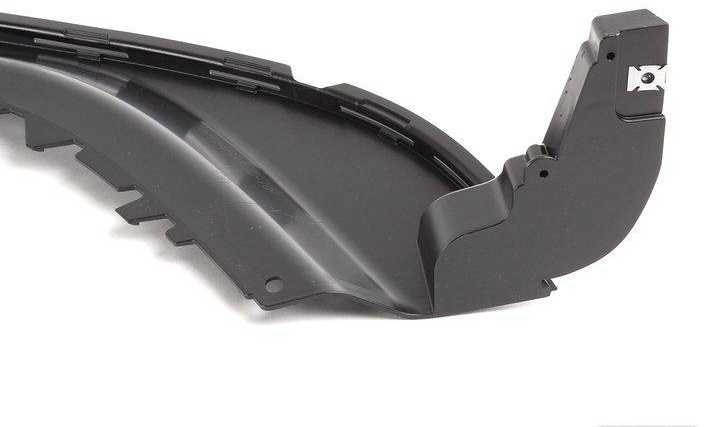 Priekinis Spoileris Satin Juodas VAG Volkswagen Golf R32 2009 2013 Originalus 5K0805903F9B9