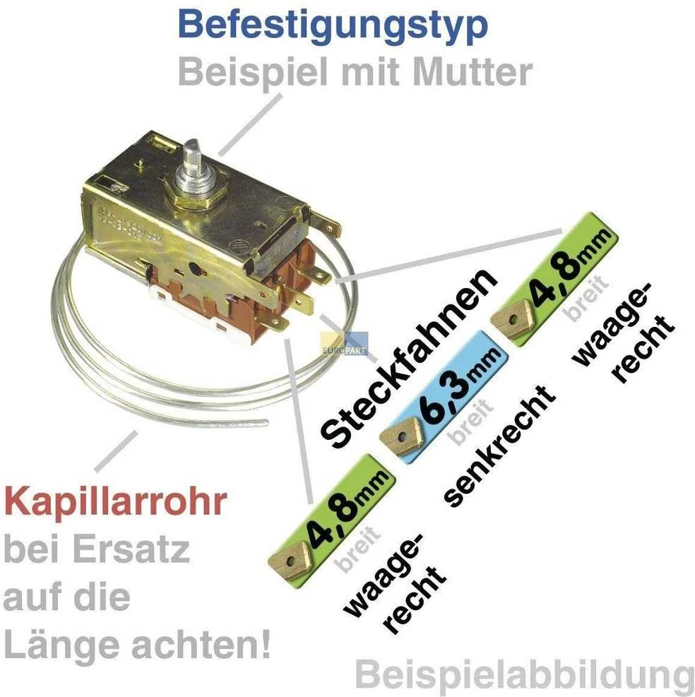 Psa Parts Originalus termostato temperatūros valdiklis 077b6094 Danfoss šaldytuvas šaldiklis Goren...