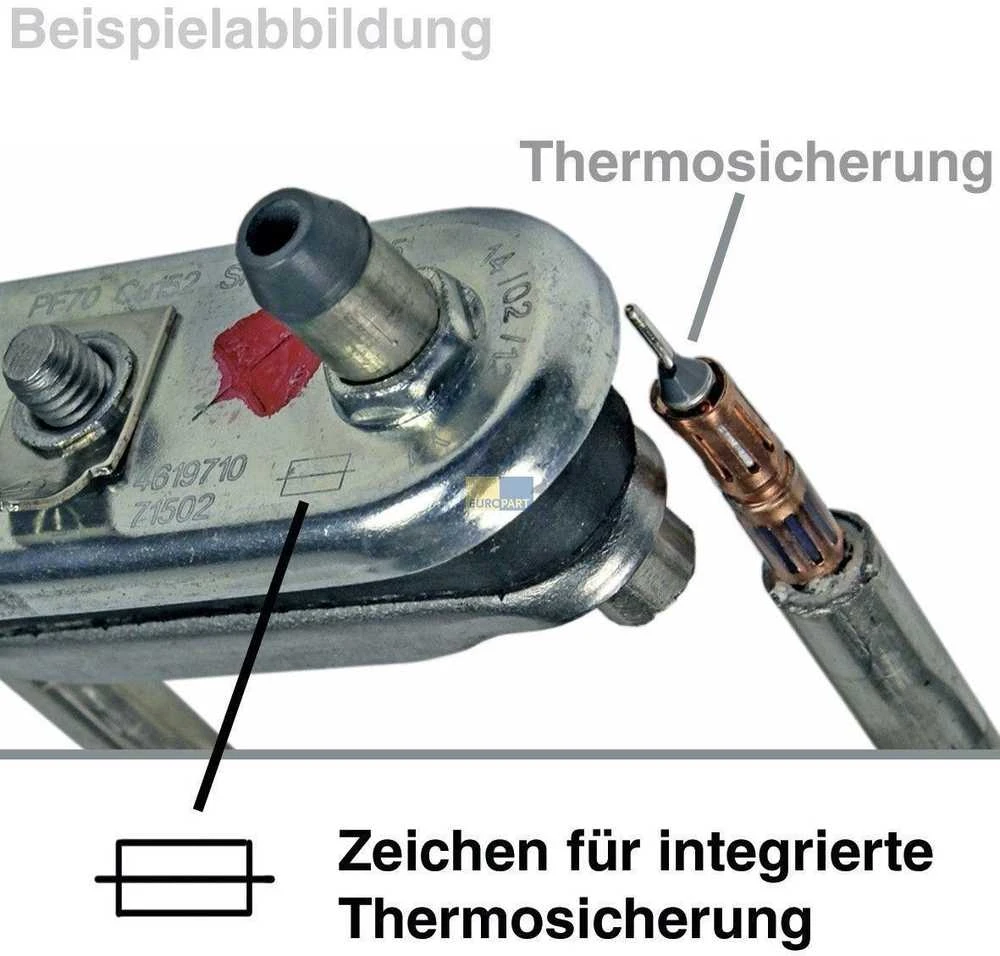 Psa Parts Šildymo strypas šildymo elemento 2000w skalbimo mašinai kaip Bosch Siemens Neff 0...