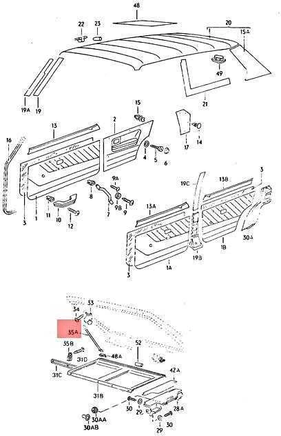 SEAT Laikymo Juosta VW Jetta Rabbit Scirocco 1977-1989 Originalus 171867779A