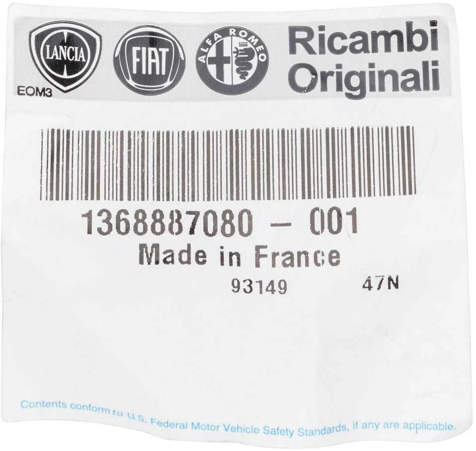 Šildomas Variklio Oro Ventiliacijos Šlaunis FCA Fiat Ducato 2011 115 MultiJet 2.0 D Originalus 1368887080