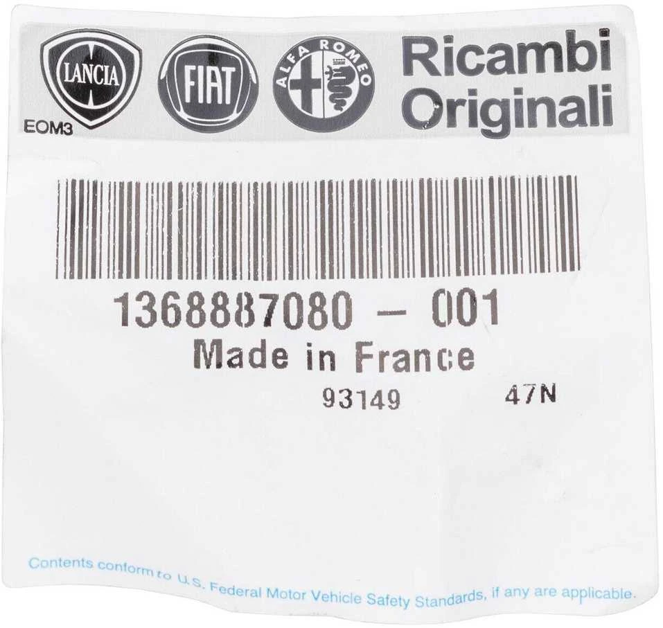 Šildomas Variklio Oro Ventiliacijos Šlaunis FCA Fiat Ducato 2011 115 MultiJet 2.0 D Originalus 1368887080