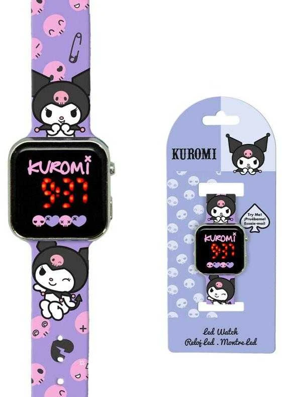 Išmanusis laikrodis Kids Euroswan Skaitmeninis LED laikrodis "Hello Kitty Kuromi
