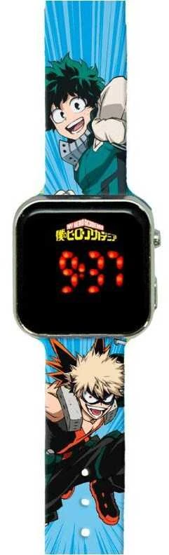 Kids Euroswan Hiszpania Skaitmeninis LED laikrodis "My Hero Academia