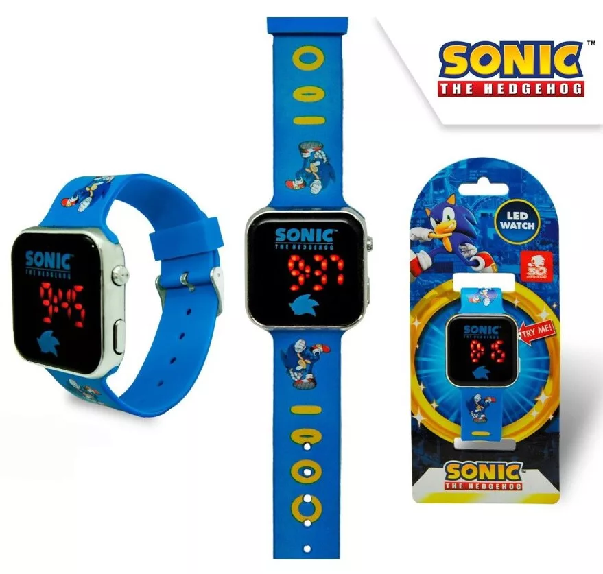 Kids Euroswan Hiszpania Sonic LED laikrodis