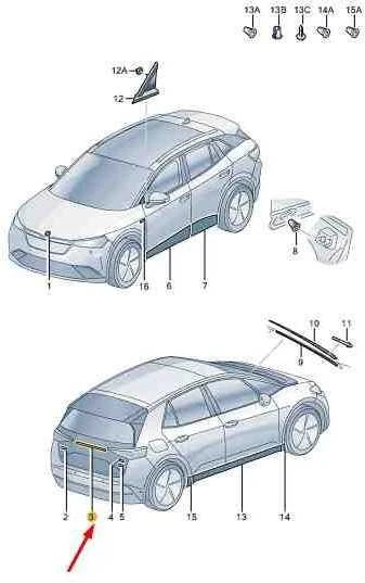 Skoda Enyaq 5A Galinio Emblema Originalus 5LG853687B2ZZ