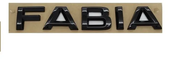 Škoda Fabia Galinės Juodos Logotipo Įrašas 2015 2023 Originalus 6V0853687B041
