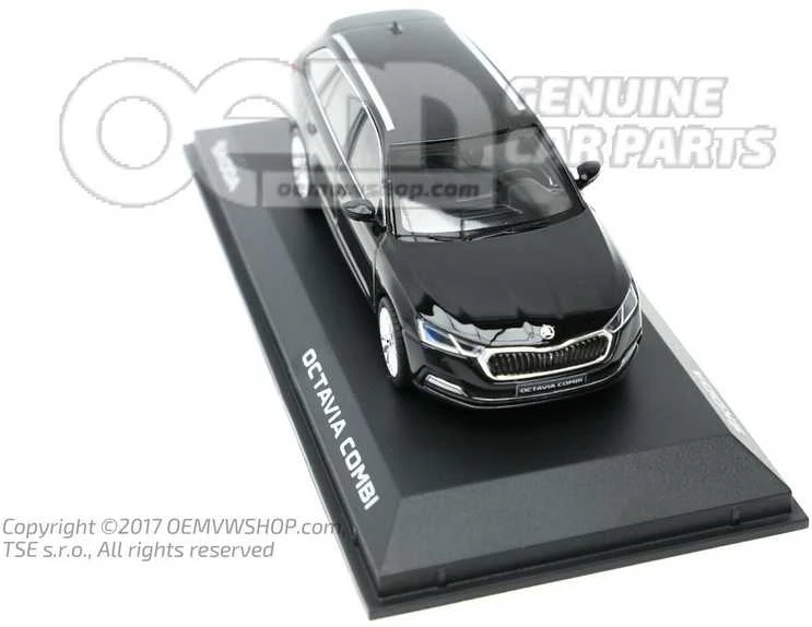 Skoda Octavia Combi A8 1 43 Magic Juodas Modelinis Originalus 5E7099300F9R