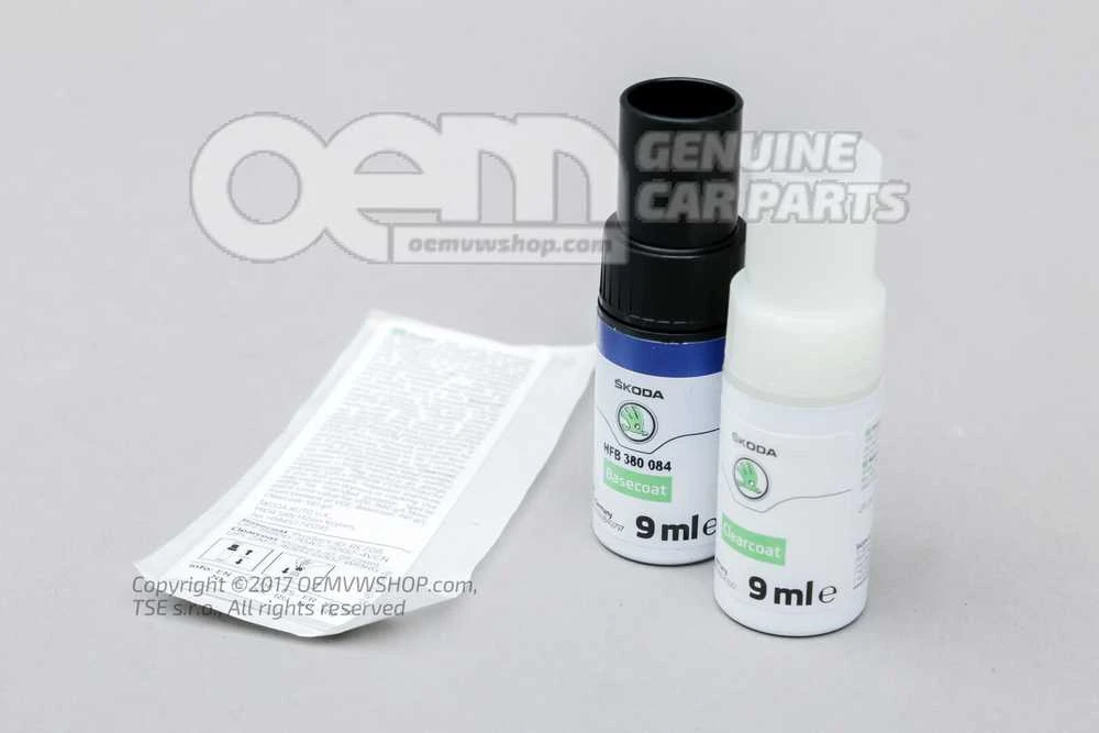 SKODA Race Mėlyna Metallic Touch Up dažų rinkinys originalus HFB380084
