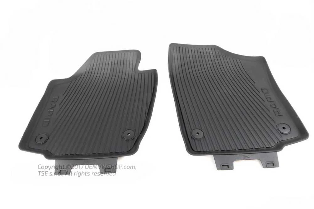 Skoda Rapid Nh 2013 2022 Grindų Kilimėliai Gumos Originalus 5JB061551A