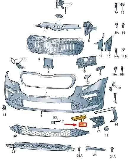 Škoda Scala Priekinis Kairysis Bumperio Dangtelis Originalus 657807367A9B9