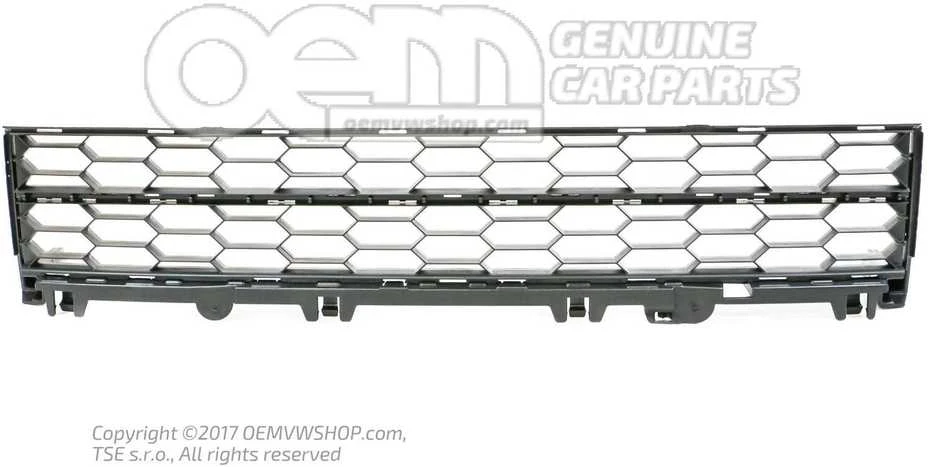 Skoda Superb 3V 2015-2024 Priekinis Stiklo Šoninis Grilis Satin Juodas Originalus 3V0853677A9B9