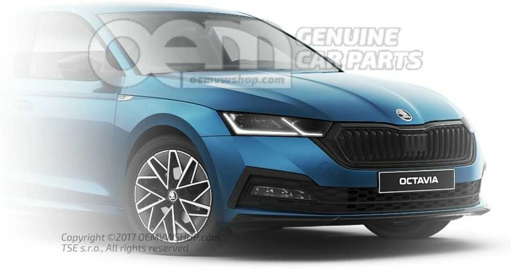 Skoda W5Q Lava Mėlyna Metallic Aerosolio Sprejų Rinkinys Originalus 3T0050200AW5Q