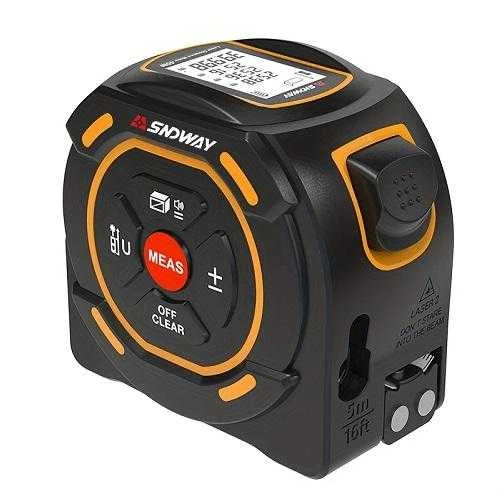 Sndway Lazerinis atstumo matuoklis su matavimo juosta 60m/5m