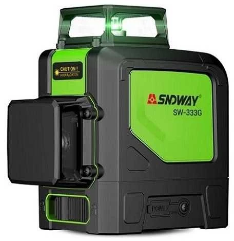 Sndway Lazerinis nivelyras 3D, iki 30m, žalio spindulio