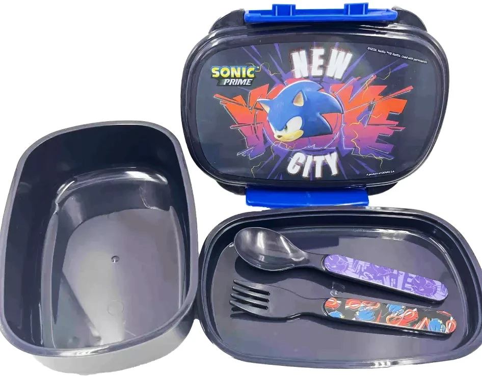 "Sonic Prime" sumuštinių dėžutės stalo įrankių rinkinys